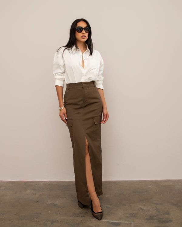 Muse Cargo Maxi Skirt - Image 4