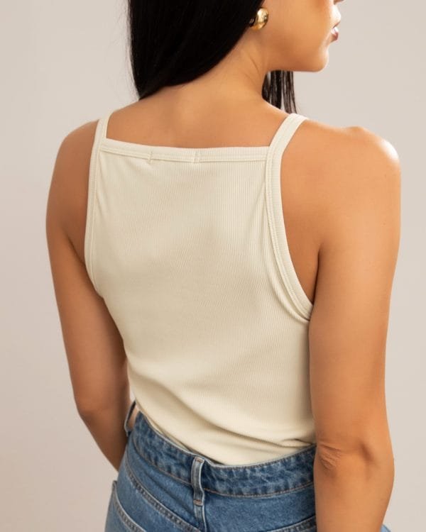 Audrey Tank Top Cream - Image 2