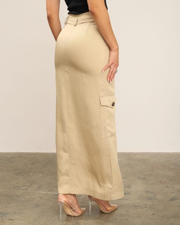 What You Need Cargo Maxi Skirt - Image 2