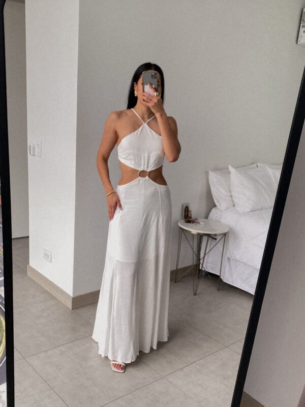 Who Is She Maxi Dress White - Image 2