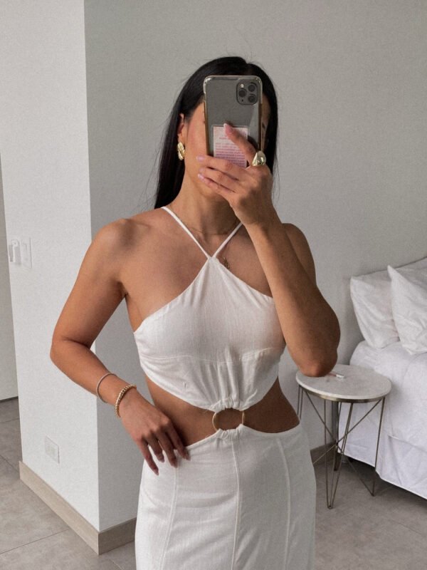 Who Is She Maxi Dress White - Imagen 3