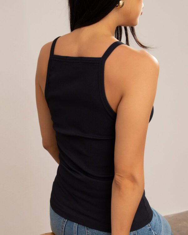 Audrey Tank Top Dark Blue - Imagen 2