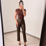 Espresso Leather Pants