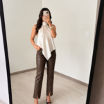 When in Rome Top + Espresso Leather Pants